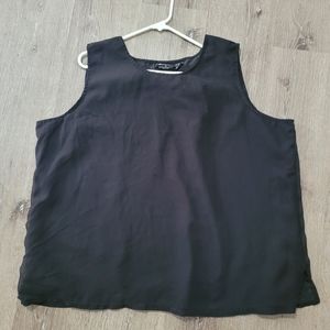 Shopping with Anothony Black Lightweight Tank Top Plus Size 3X